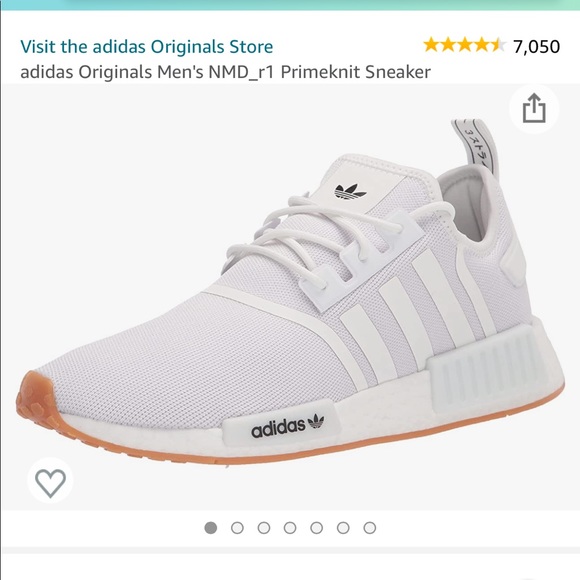Mens Adidas NMD_r1 primeknit sneaker - Picture 8 of 9